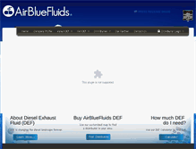 Tablet Screenshot of airbluefluids.com